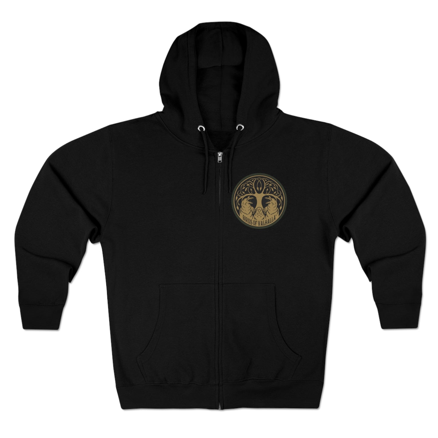 The Birds of Freaking Valhalla Unisex Premium Full Zip Hoodie, Birds of Valhalla, Hoodie, Printify