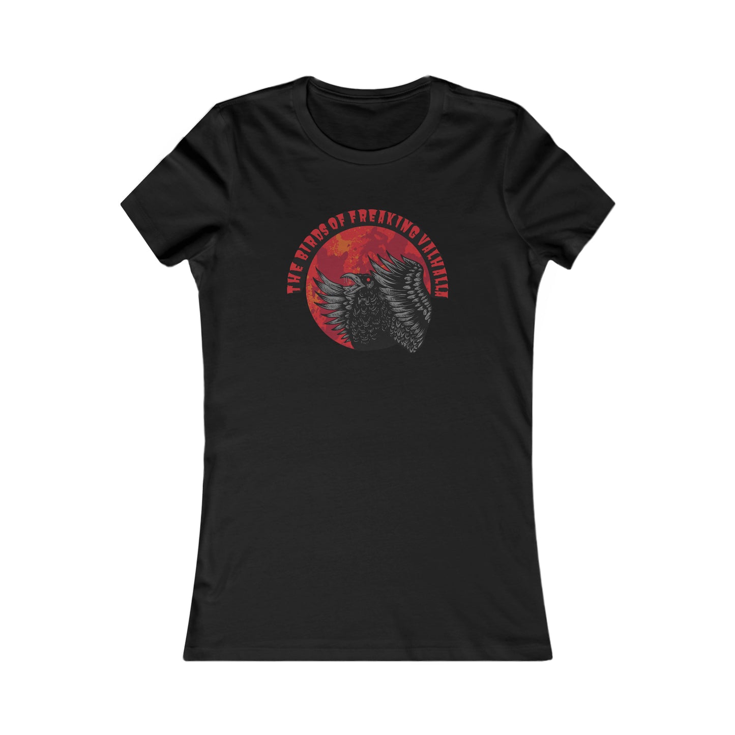 Women's Favorite Tee, Birds of Valhalla, T-Shirt, Printify