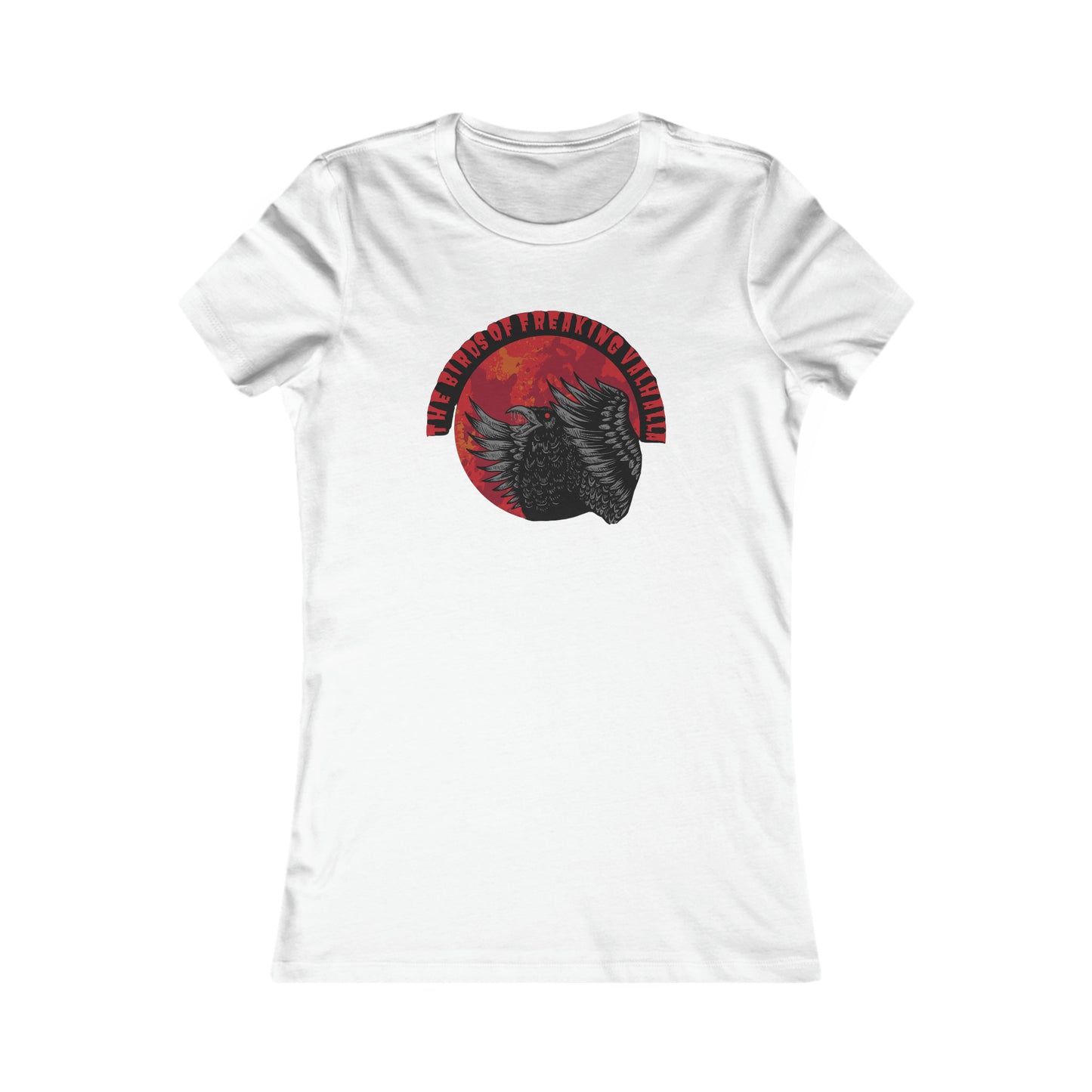 Women's Favorite Tee, Birds of Valhalla, T-Shirt, Printify