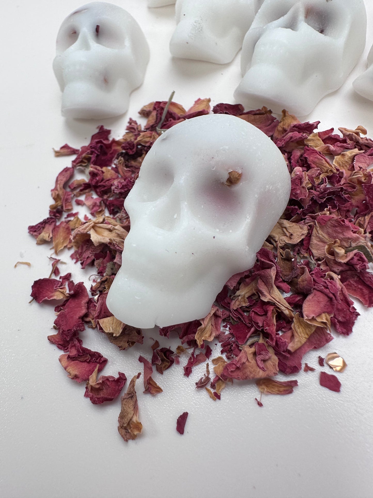 4 Pack XL Bleeding Wax Melt Skulls, Birds of Valhalla, Wax Melt, Birds of Valhalla