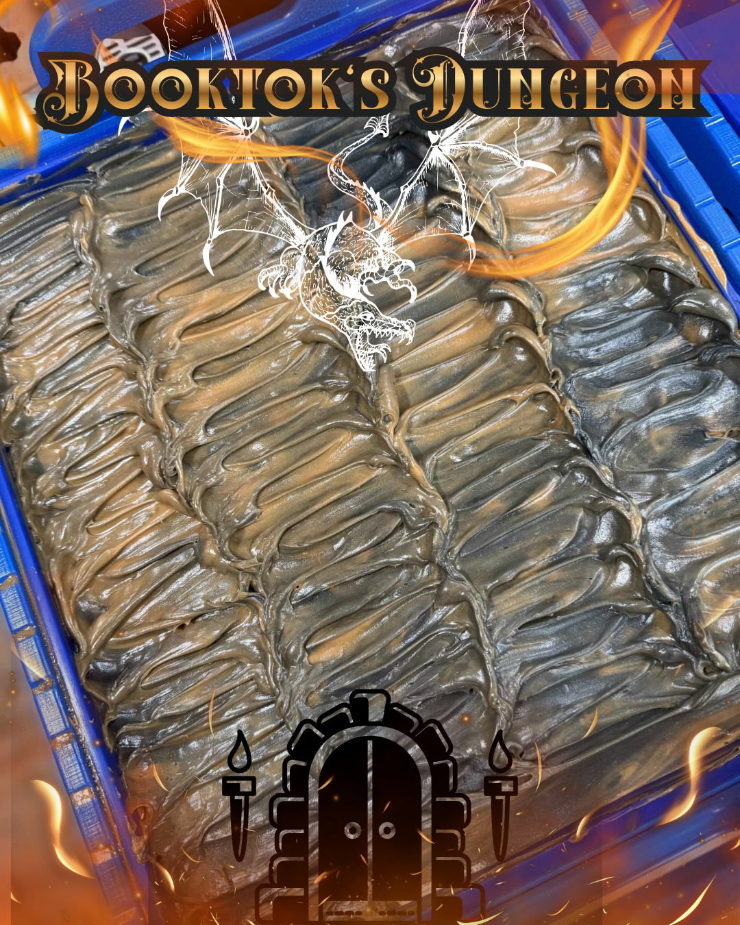 Booktok's Dungeon- Spiced Mahogany, Leather & Labdanum Secret Soap, Birds of Valhalla, secret soap, Birds of Valhalla