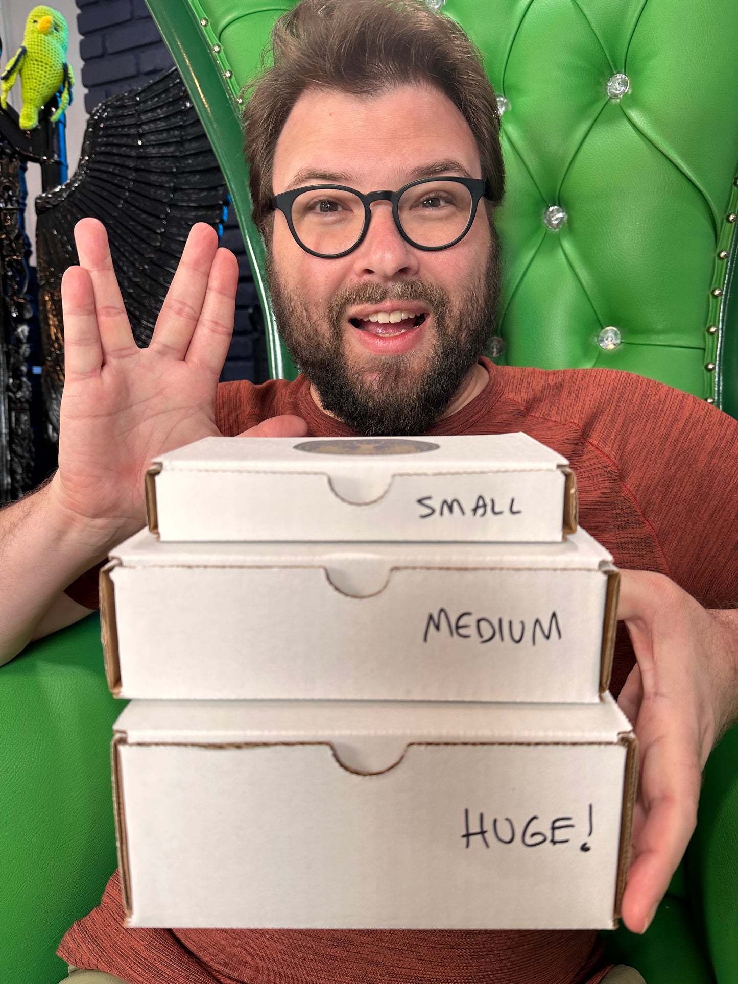 A box full of randomly selected products from Birds of Valhalla!, Birds of Valhalla, LIVE, Birds of Valhalla