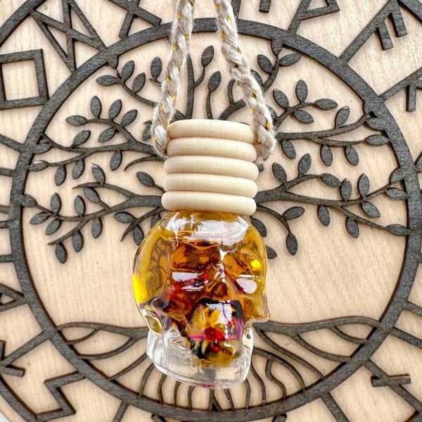 Viral Glass Skull Car Air Freshener Diffuser