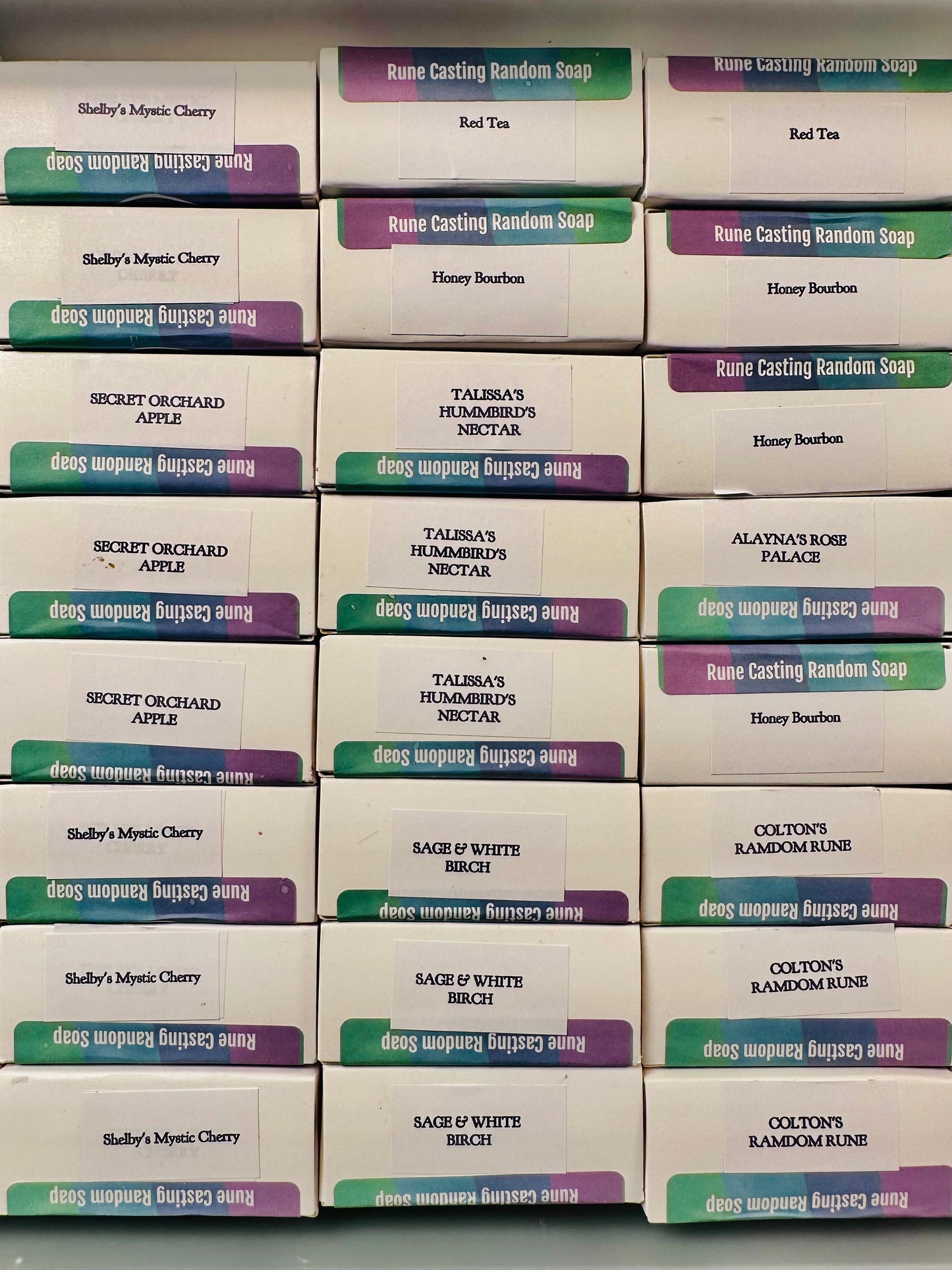 4 Soap Box with Samples and a Lip Balm, Birds of Valhalla, Bar Soap, Birds of Valhalla