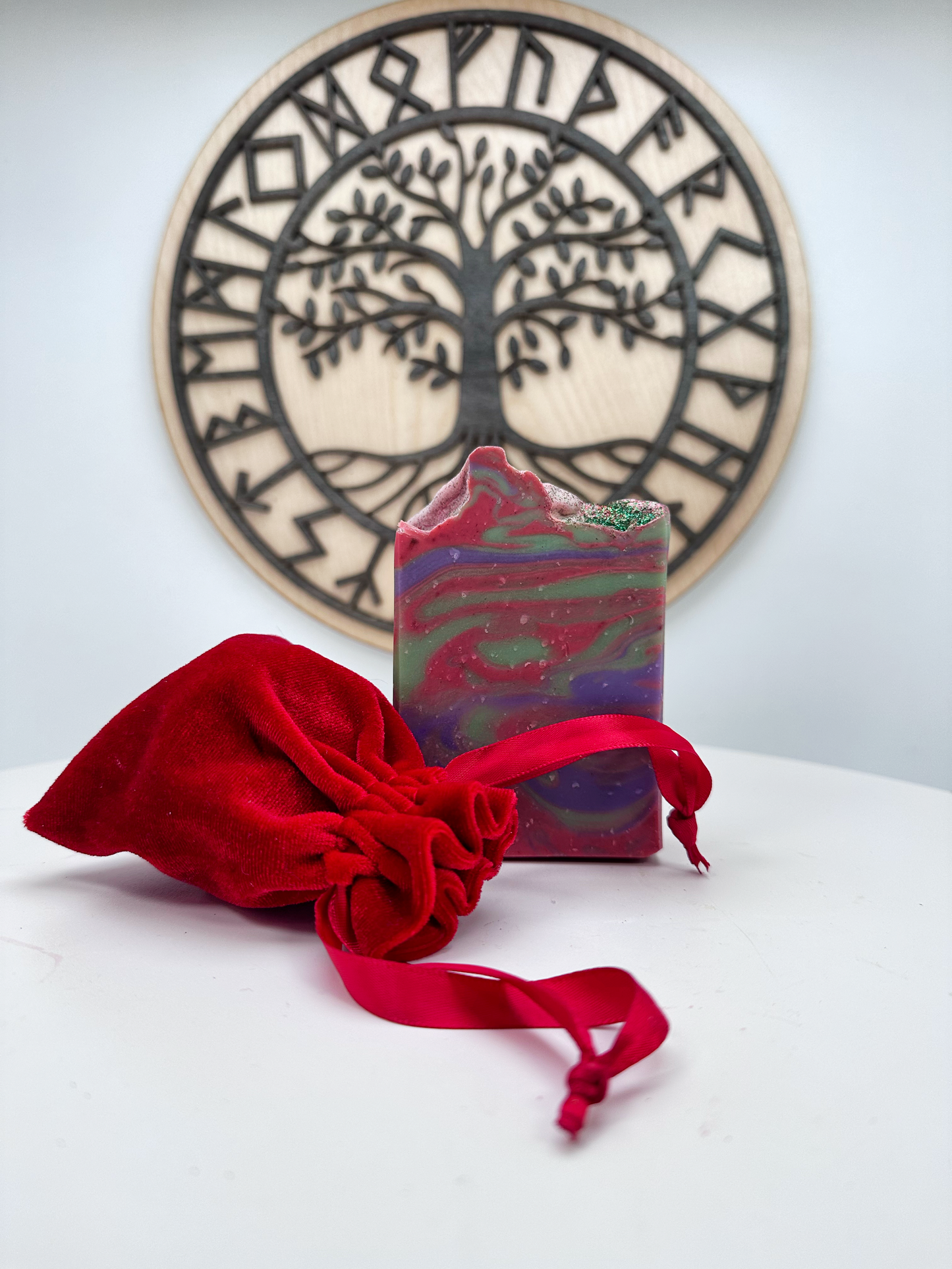 Santa's Sack- Cranberry Apple Marmalade and Pine Holiday Soap