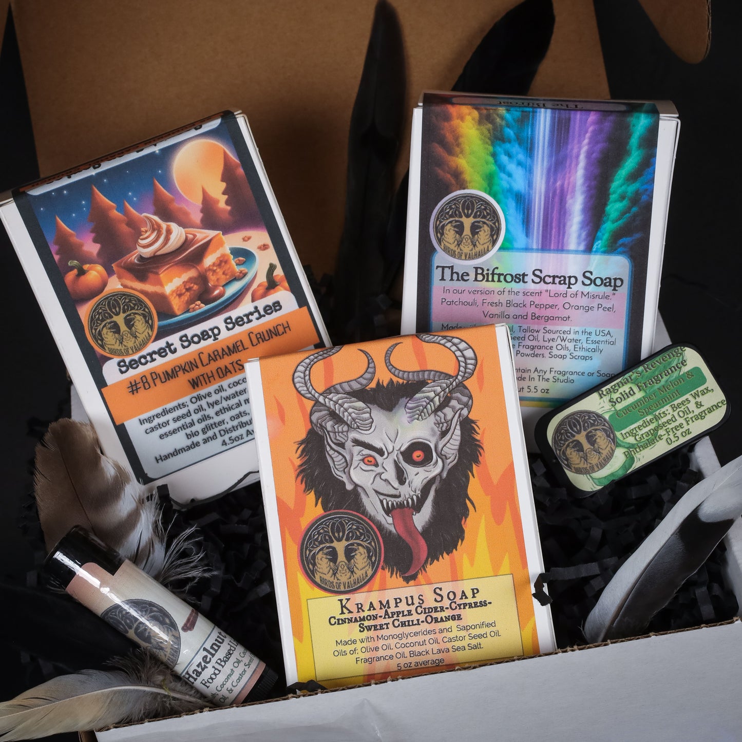 Raven's Treasures – A Curated Mystery Box of Enchantment, Birds of Valhalla, Body Product, Birds of Valhalla