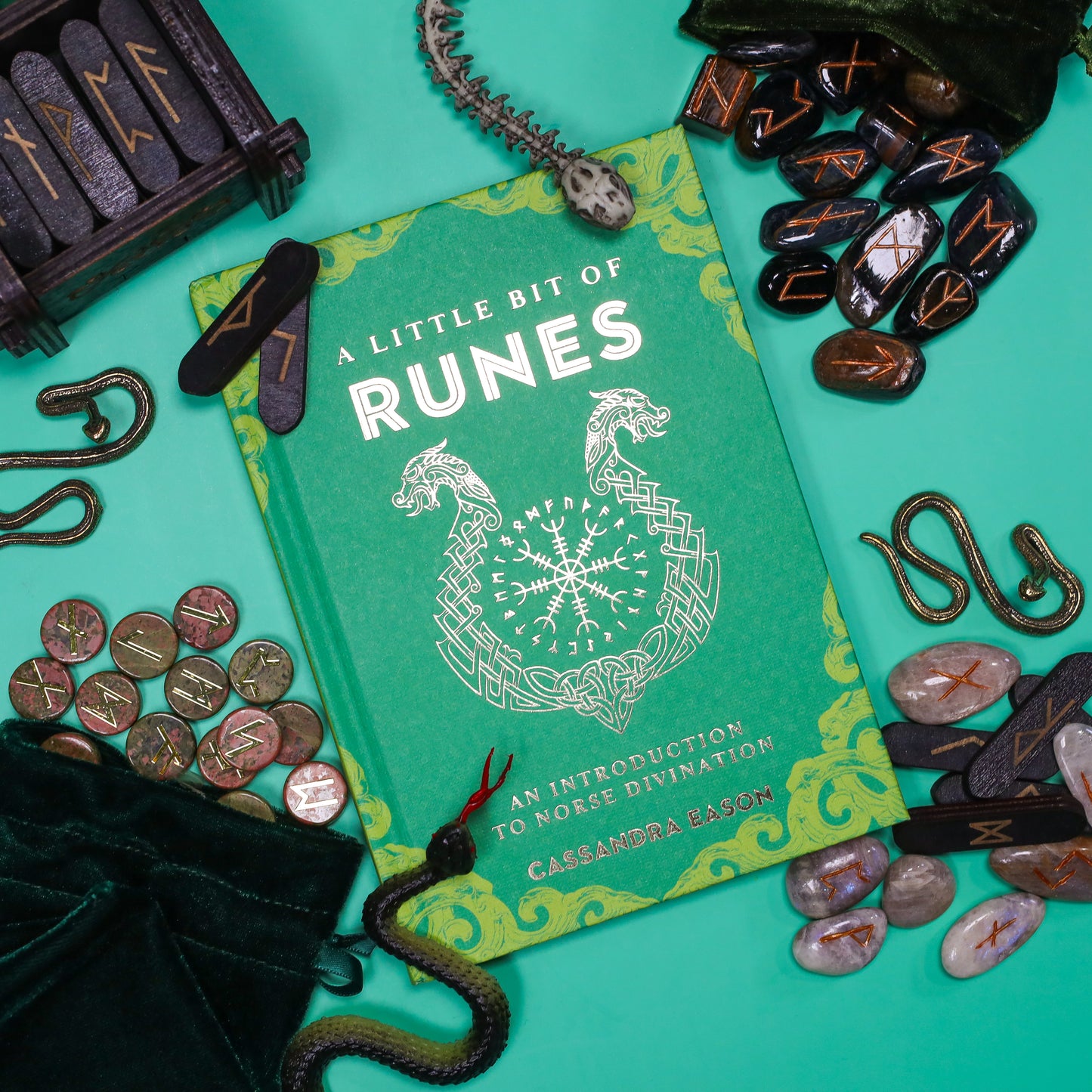 A Little Bit of Runes Hardcover Book, Birds of Valhalla, Book, Birds of Valhalla