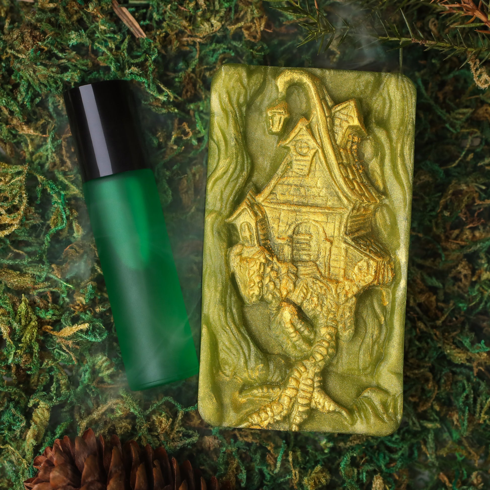 Painted Hand Soap with Matching Roll-On Fragrance, Birds of Valhalla, , Birds of Valhalla