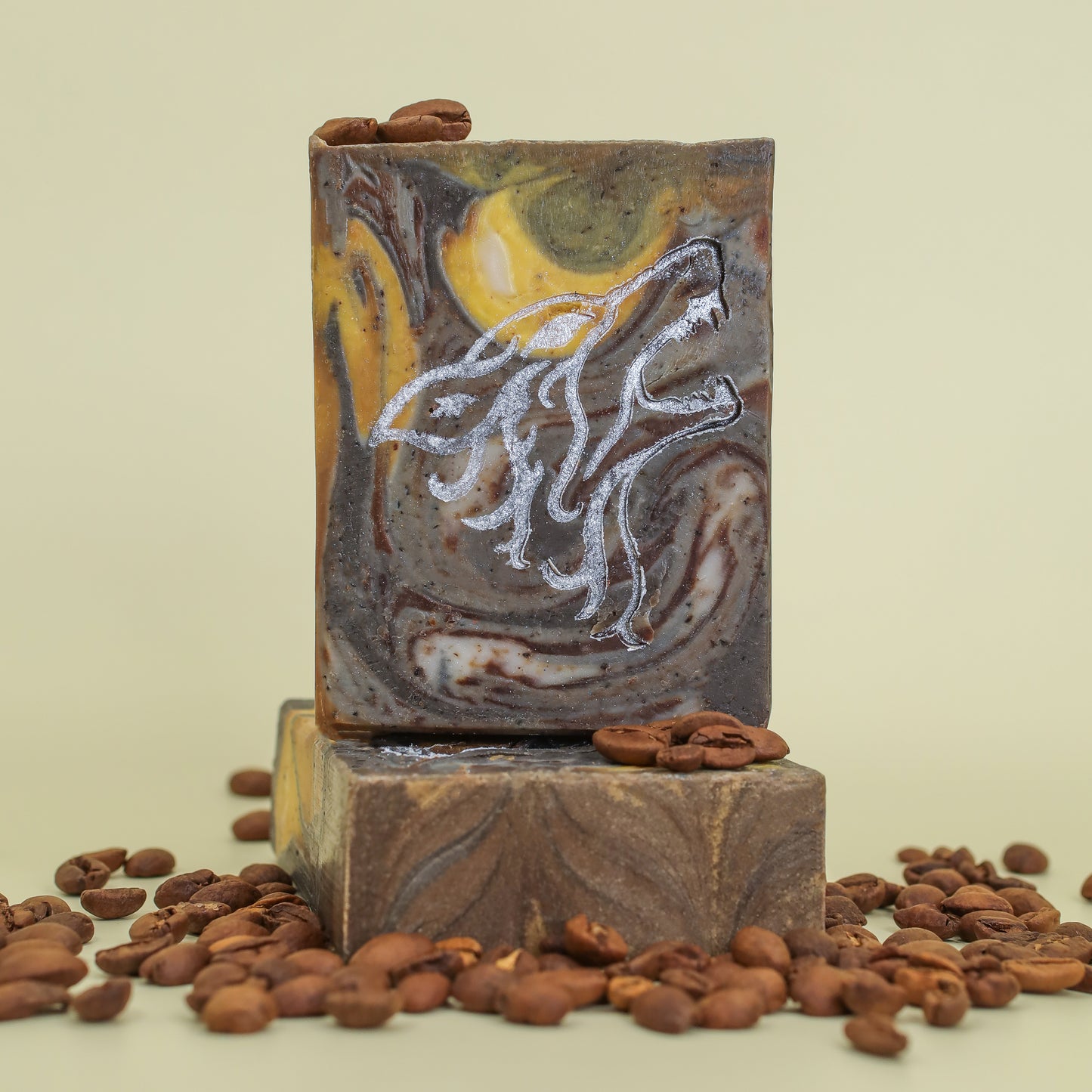 Fenrir the Wolf - Sandalwood & Vanilla Signature Coconut-Free Soap, Birds of Valhalla, Signature Soap, Birds of Valhalla