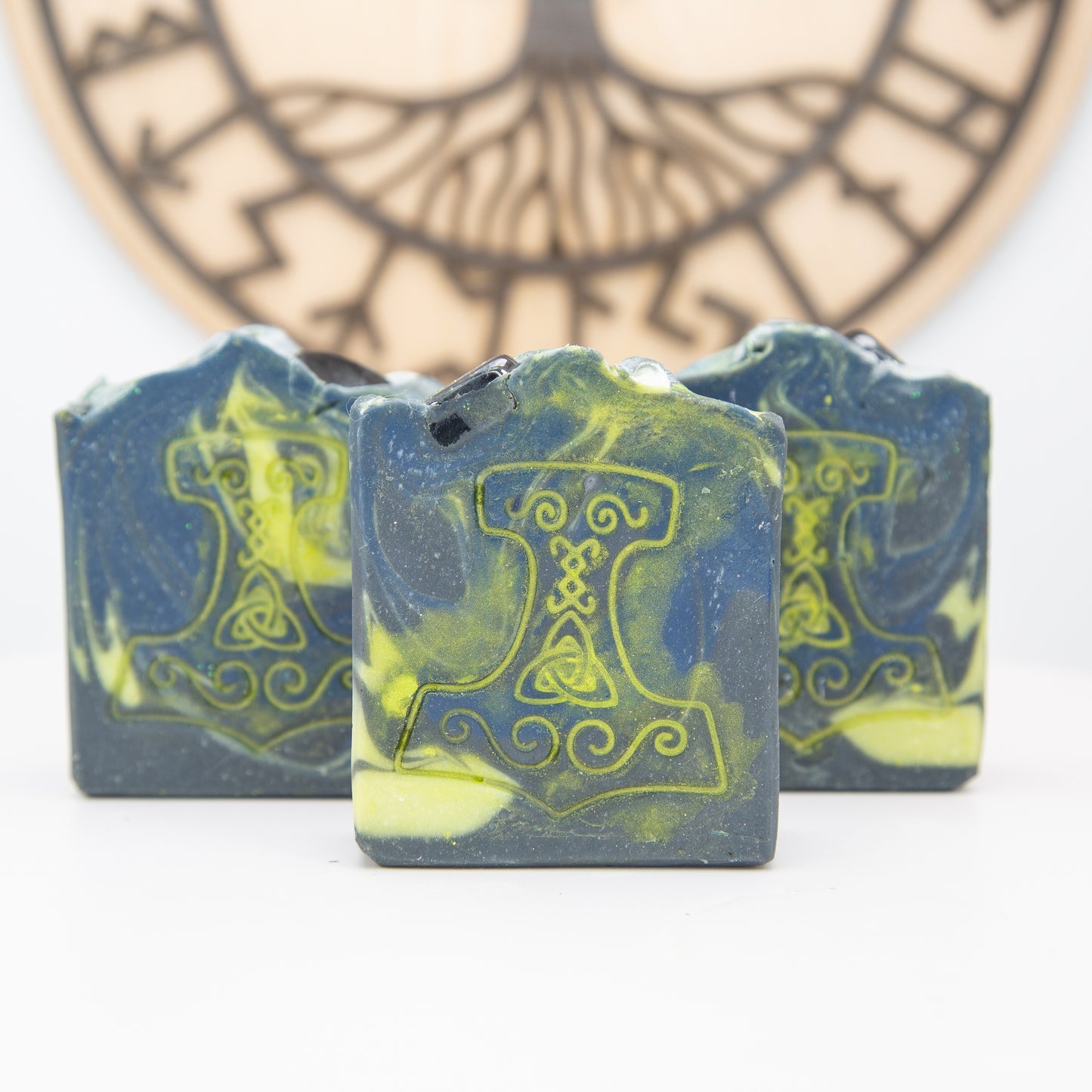 Norsestrology: Aries-Thor Crystal Soap, Birds of Valhalla, Astrology Soap, Birds of Valhalla