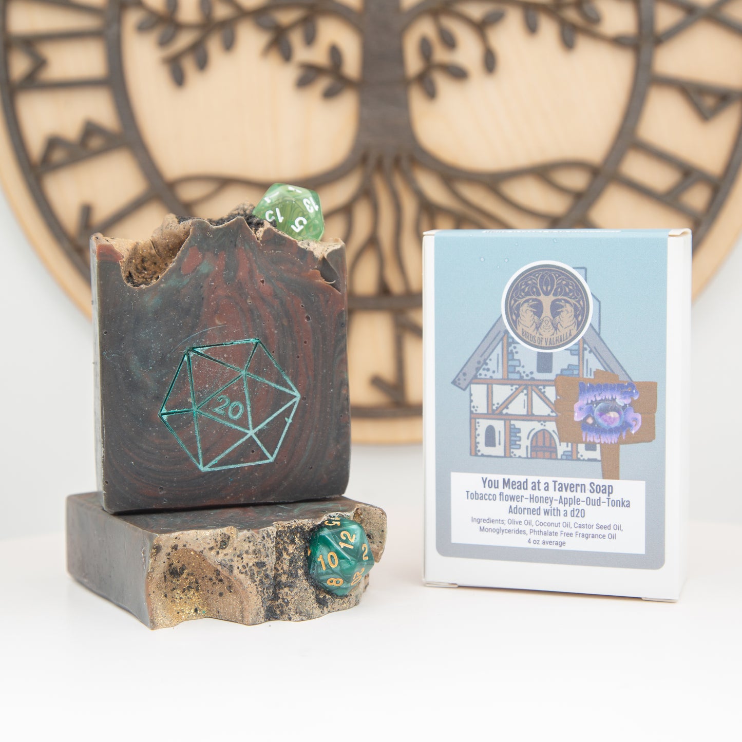 You Mead at a Tavern Dungeons and Dragons Soap, Birds of Valhalla, Bar Soap, Birds of Valhalla