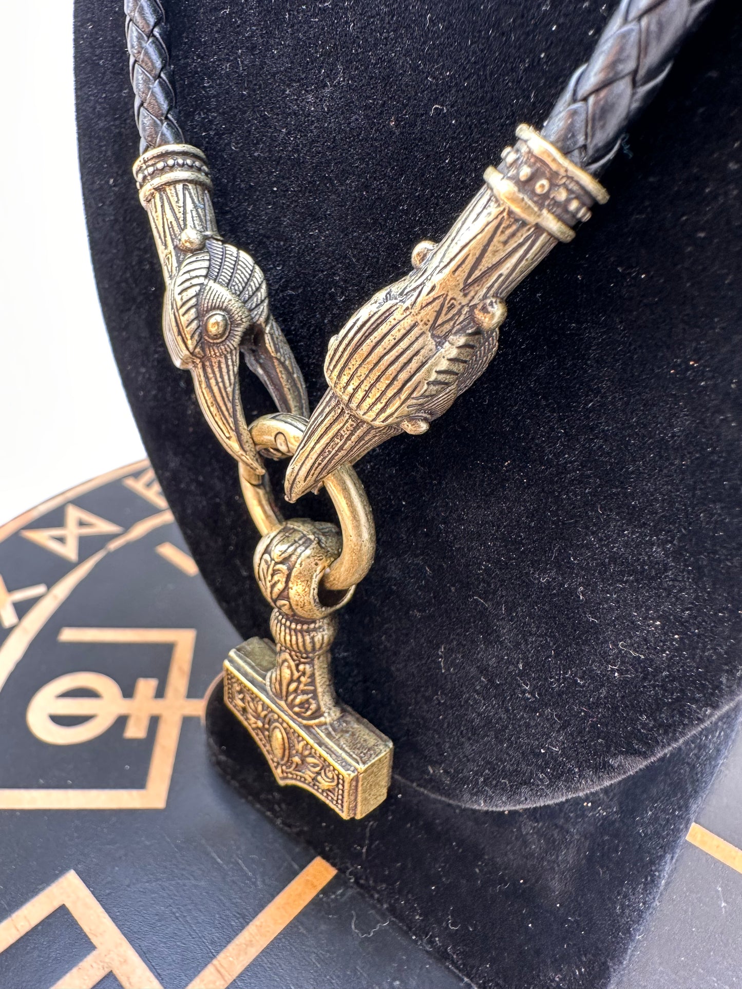 Raven Mjolnirs (Thor’s Hammer) Necklaces, Birds of Valhalla, , Birds of Valhalla