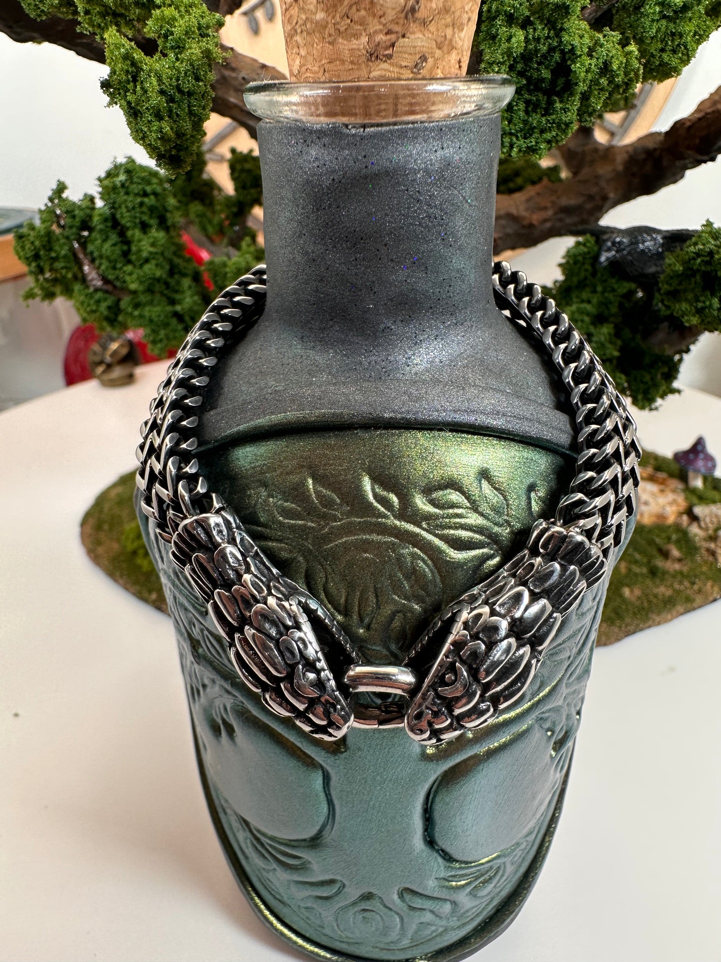 Jörmungandr Snake Stainless Bracelet, Birds of Valhalla, , Birds of Valhalla
