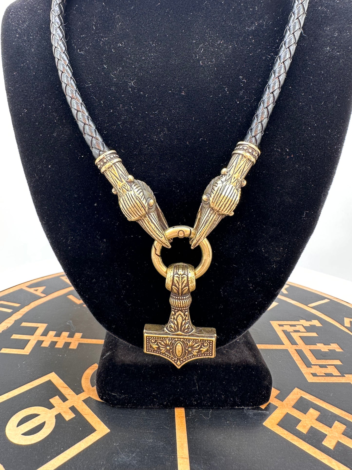 Raven Mjolnirs (Thor’s Hammer) Necklaces, Birds of Valhalla, , Birds of Valhalla