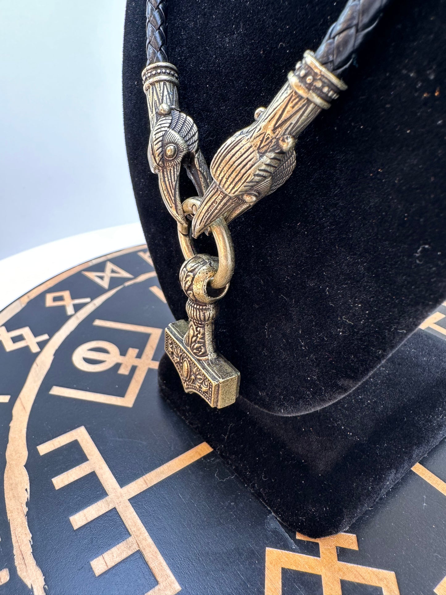 Raven Mjolnirs (Thor’s Hammer) Necklaces, Birds of Valhalla, , Birds of Valhalla