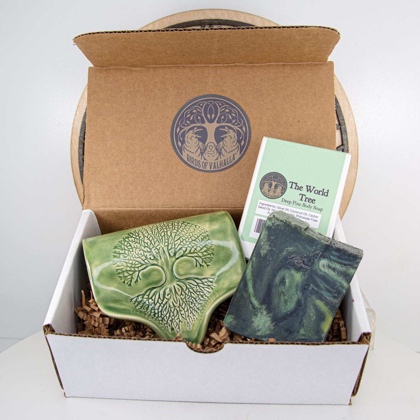 Soap Dish and Soap Bundle, Birds of Valhalla, Dish, Birds of Valhalla
