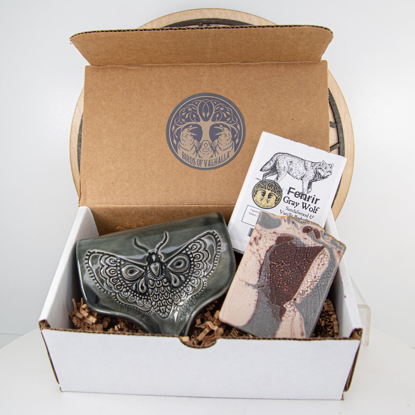 Soap Dish and Soap Bundle, Birds of Valhalla, Dish, Birds of Valhalla