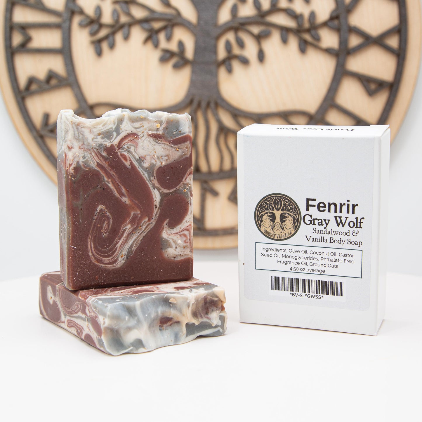 Fenrir Gray Wolf - Signature Soap, Birds of Valhalla, Signature Soap, Birds of Valhalla