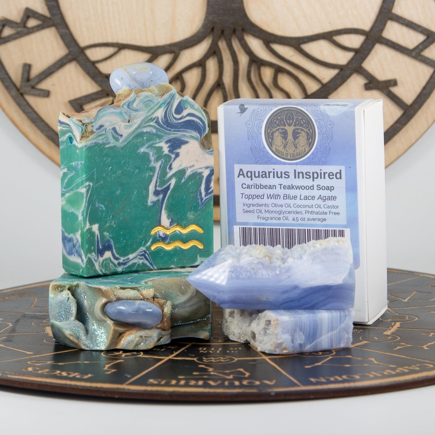 Aquarius - Astrology Soap, Birds of Valhalla, Astrology Soap, Birds of Valhalla
