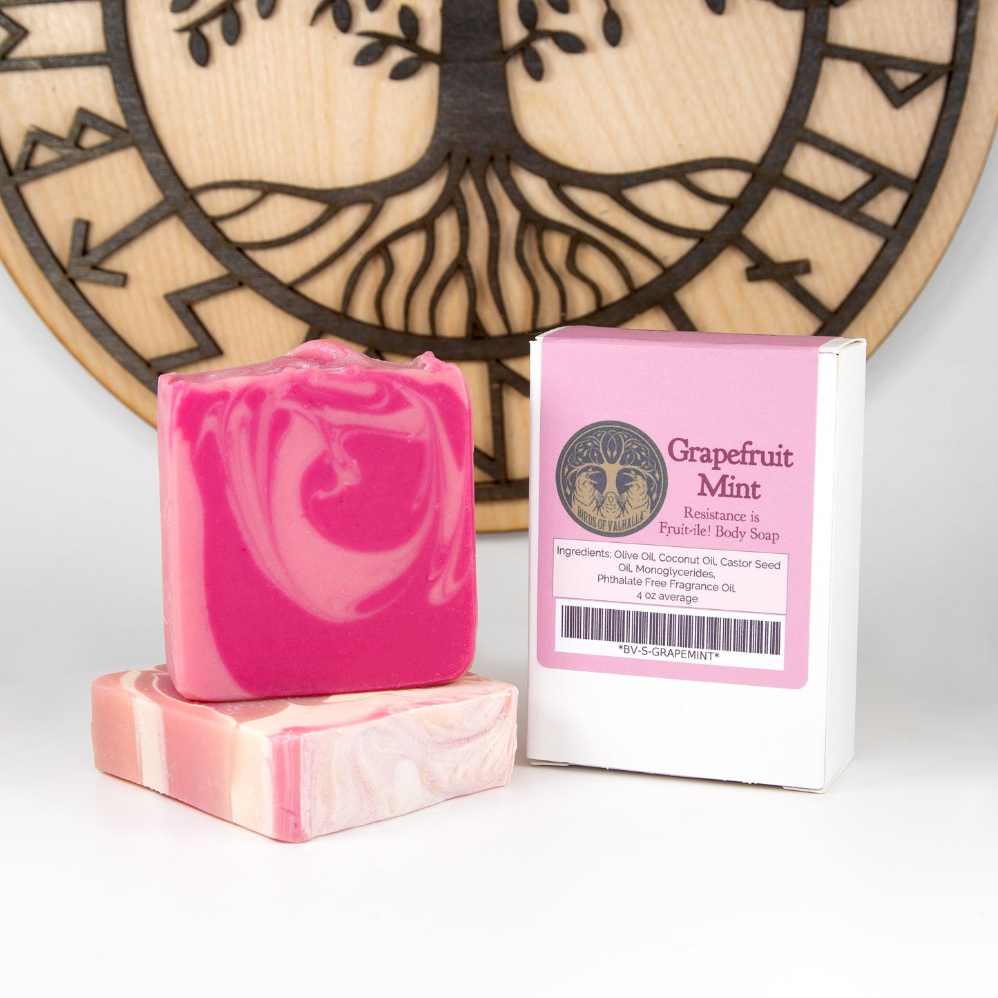 Grapefruit Mint Soap, Birds of Valhalla, Limited, Birds of Valhalla