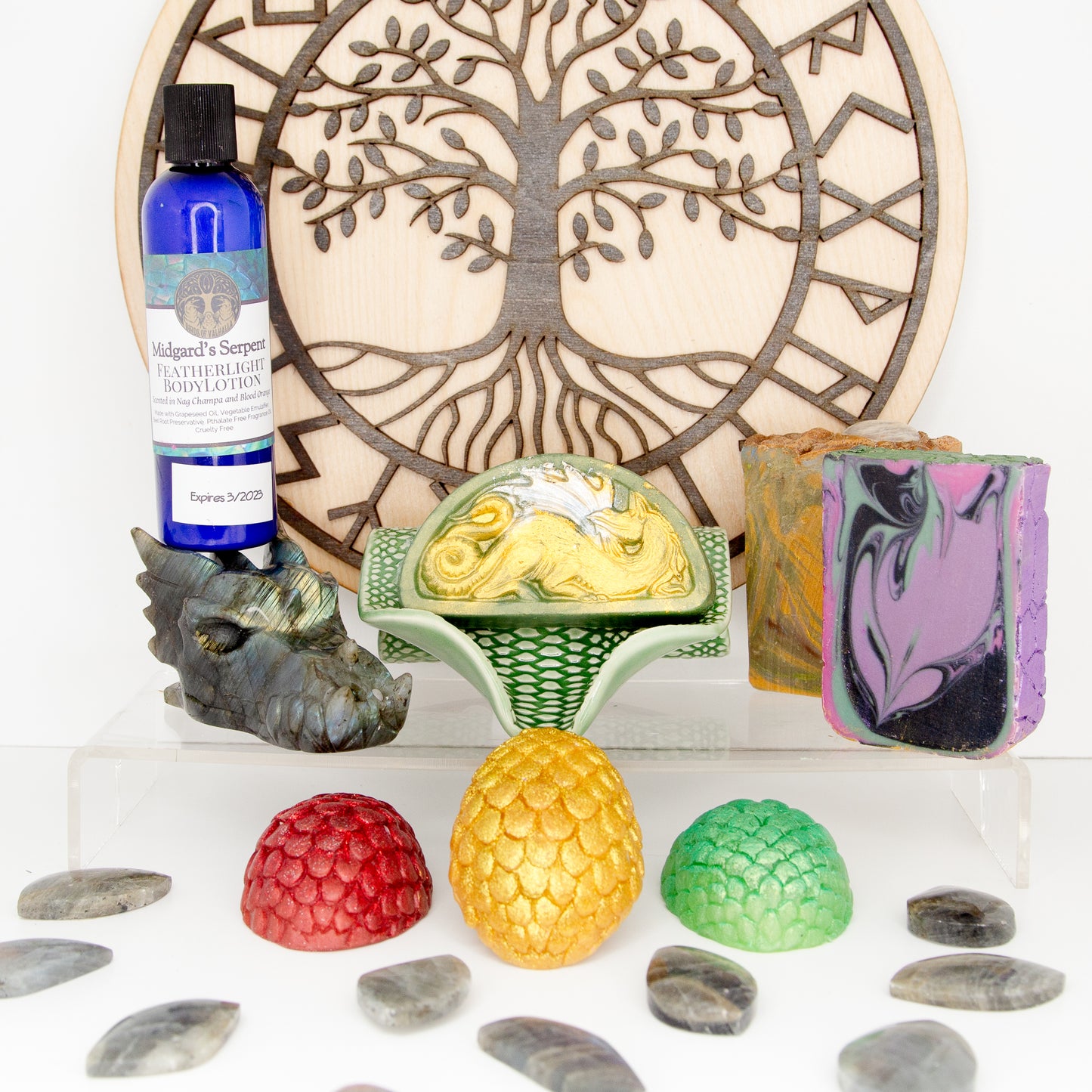 Dragon Champa Soap, Birds of Valhalla, Shaped Soap, Birds of Valhalla