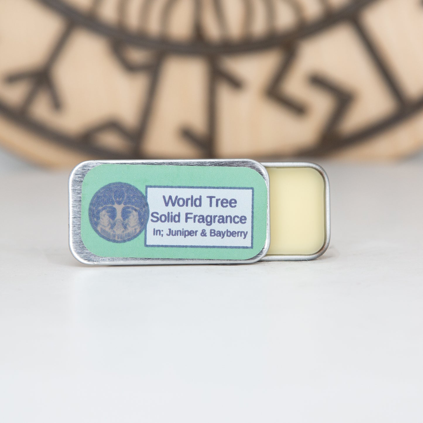 Solid Fragrance Cologne Slider Tin, Birds of Valhalla, Body Product, Birds of Valhalla