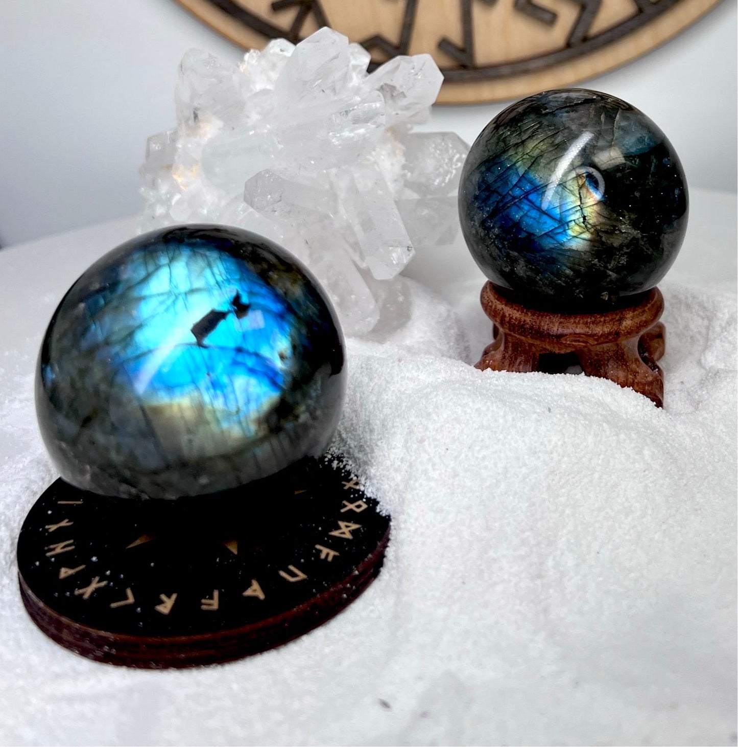Labradorite Crystal Free Forms, Birds of Valhalla, Gemstones, Birds of Valhalla