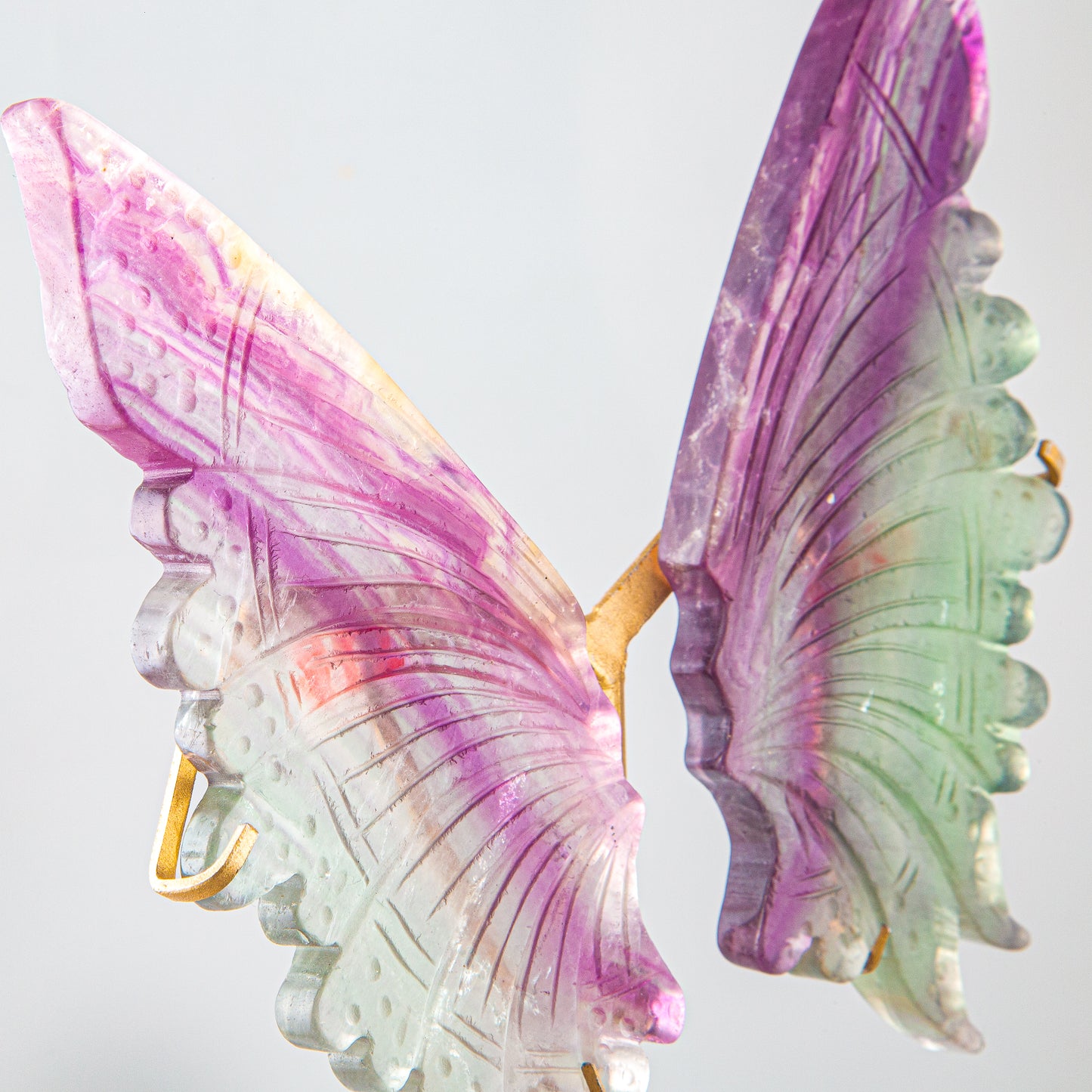 Flourite Fairy Wing Set with Stand, Birds of Valhalla, , Birds of Valhalla