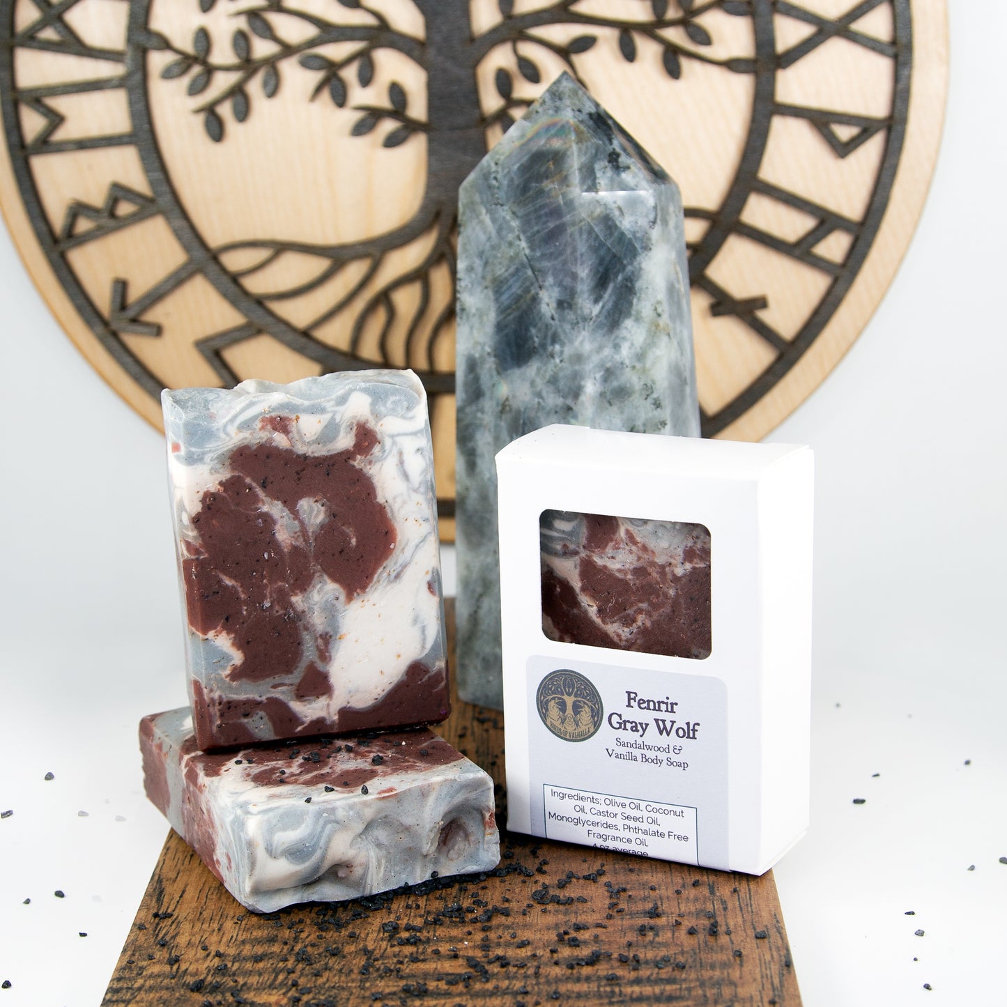 Fenrir Gray Wolf - Signature Soap, Birds of Valhalla, Signature Soap, Birds of Valhalla