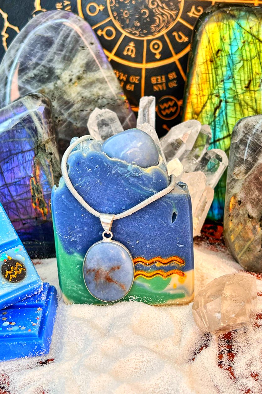 Aquarius - Astrology Pendant, Birds of Valhalla, Astrology Pendant, Birds of Valhalla