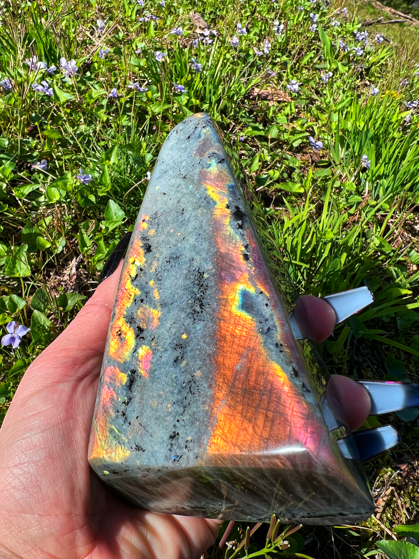 Labradorite Crystal Free Forms, Birds of Valhalla, Gemstones, Birds of Valhalla
