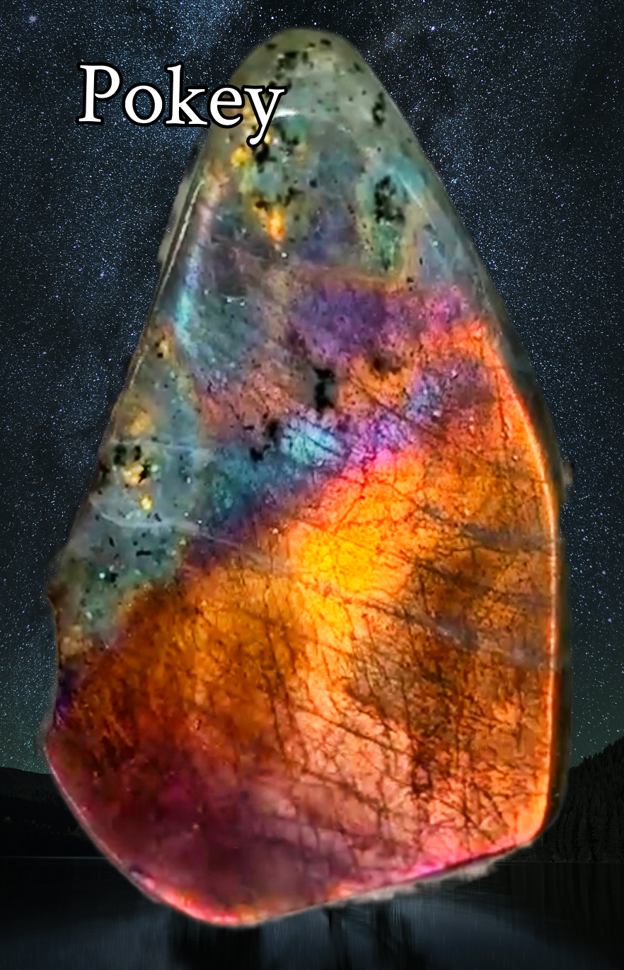 Labradorite Crystal Free Forms, Birds of Valhalla, Gemstones, Birds of Valhalla
