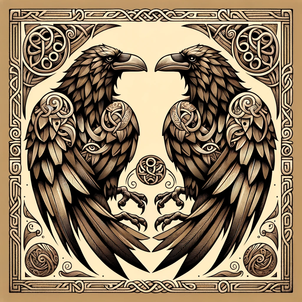 Huginn and Muninn: The Backstory of Odin's Ravens