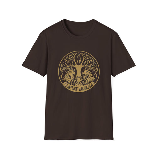 Goats of Valhalla Unisex Softstyle T-Shirt, Birds of Valhalla, T-Shirt, Printify
