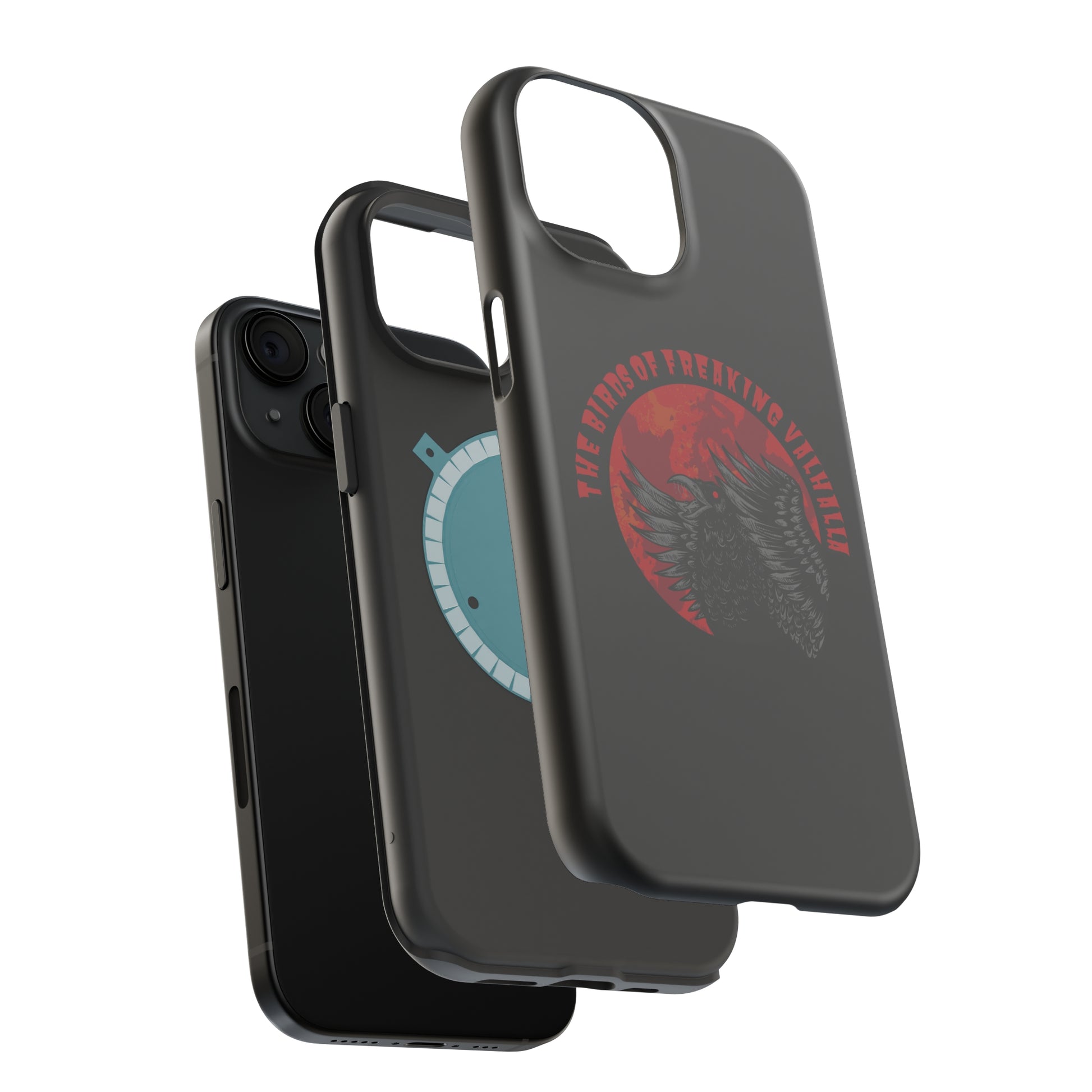 The Birds of Freaking Valhalla MagSafe Tough Cases Iphone 15, Birds of Valhalla, Phone Case, Printify