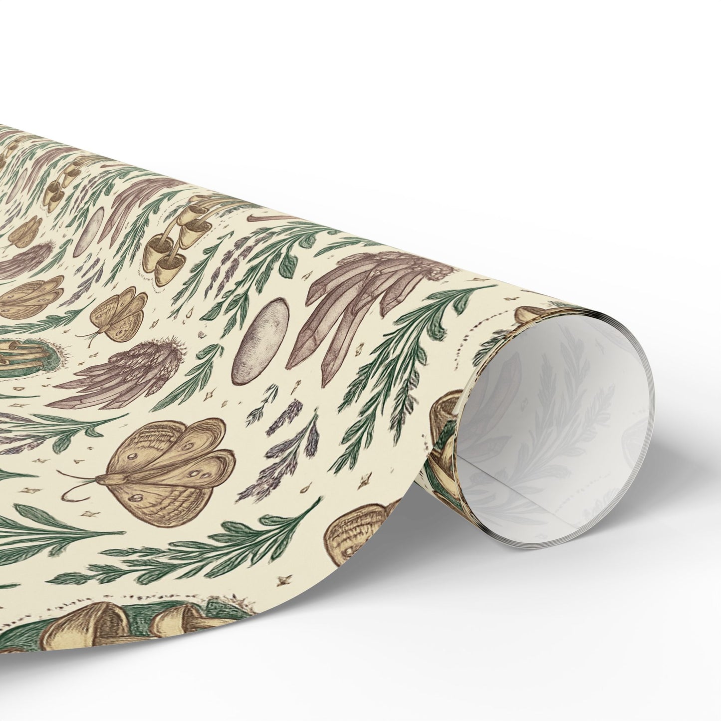 Wrapping Papers - Magical Forest Alternative Wrapping Paper, Birds of Valhalla, Home Decor, Printify