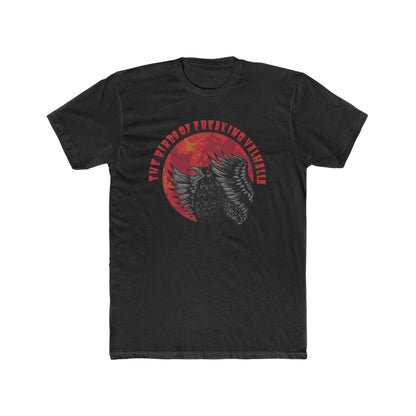 The Birds of Freaking Valhalla Men's Cotton Crew Tee, Birds of Valhalla, T-Shirt, Printify