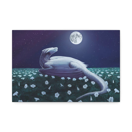 Dragons Blood Moonflower Nectar Canvas Stretched, 1.5'', Birds of Valhalla, Canvas, Printify