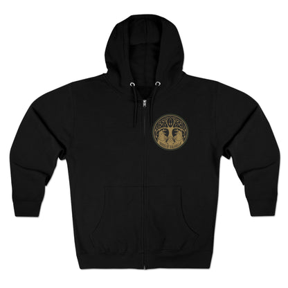 The Birds of Freaking Valhalla Unisex Premium Full Zip Hoodie, Birds of Valhalla, Hoodie, Printify