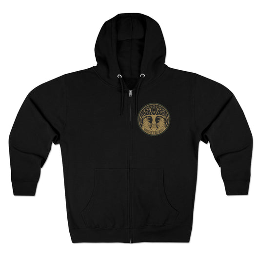 The Birds of Freaking Valhalla Unisex Premium Full Zip Hoodie, Birds of Valhalla, Hoodie, Printify