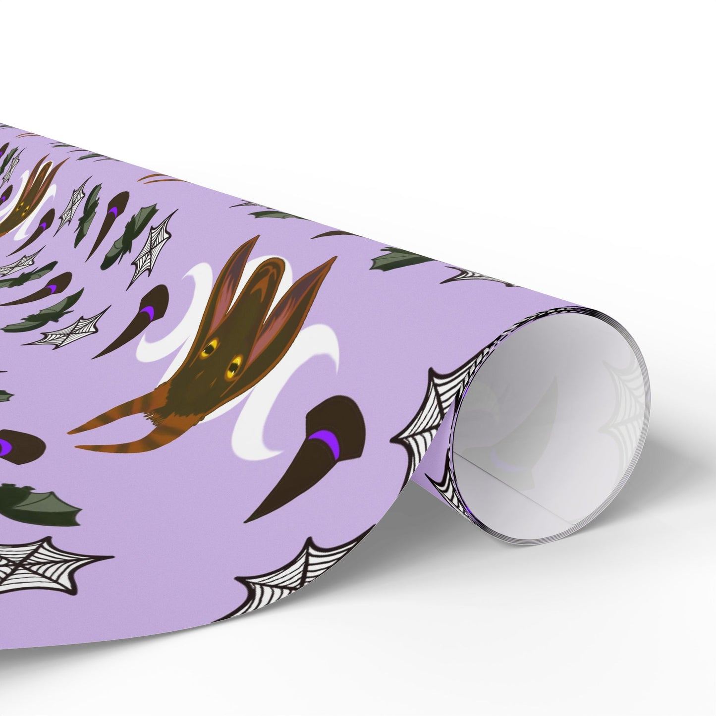 Yule Goat Witchy Alternative Wrapping Paper, Birds of Valhalla, Home Decor, Printify