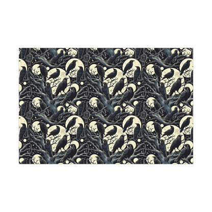 Night Raven Gift Wrap Papers, Birds of Valhalla, Home Decor, Printify