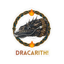 Dracarith Sheepstealer the Dragon Kiss-Cut Stickers, Birds of Valhalla, Paper products, Printify