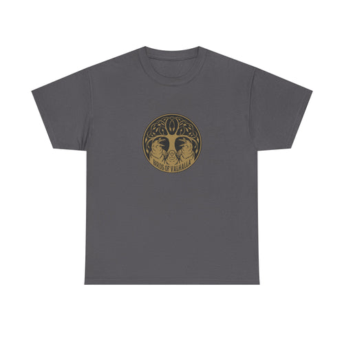 Unisex Heavy Cotton Tee, Birds of Valhalla, T-Shirt, Printify