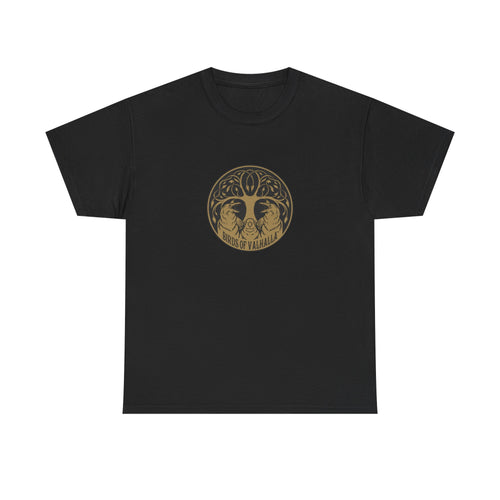 Unisex Heavy Cotton Tee, Birds of Valhalla, T-Shirt, Printify