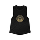 Women's Flowy Scoop Muscle Tank, Birds of Valhalla, Tank Top, Printify