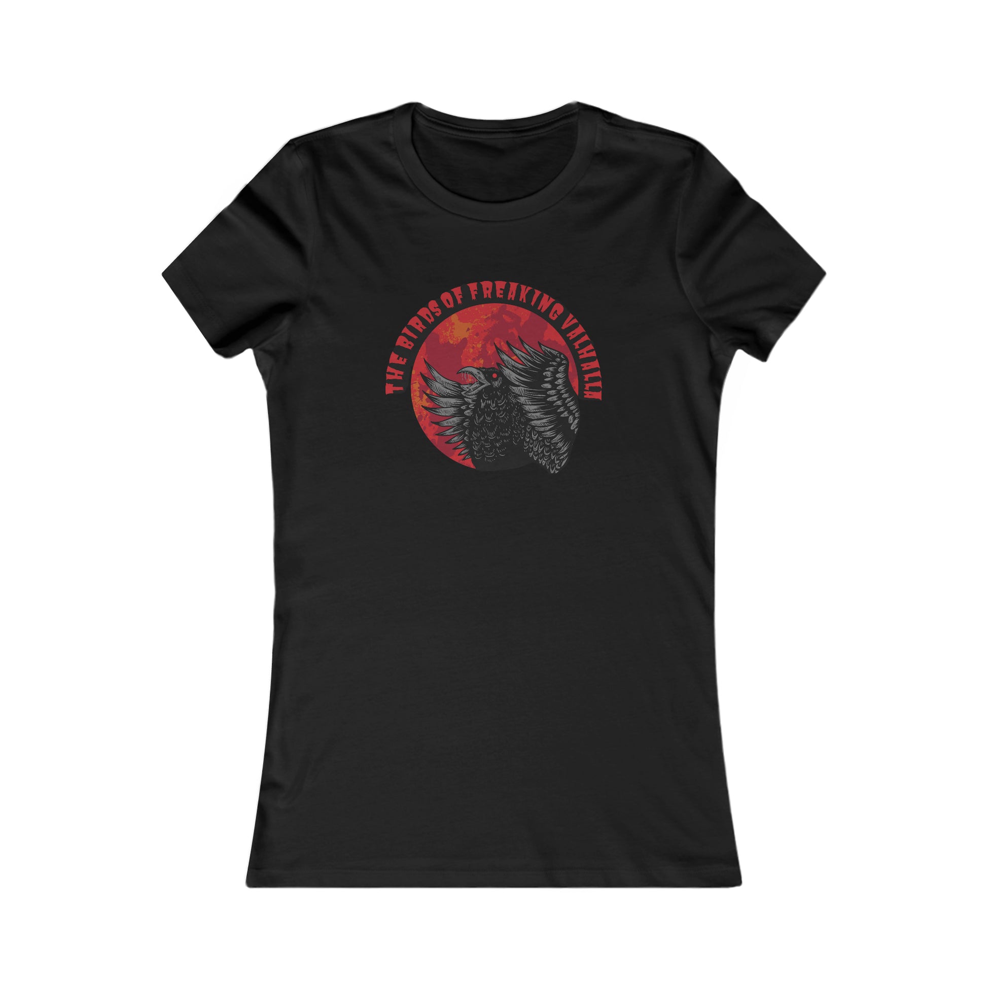 Women's Favorite Tee, Birds of Valhalla, T-Shirt, Printify