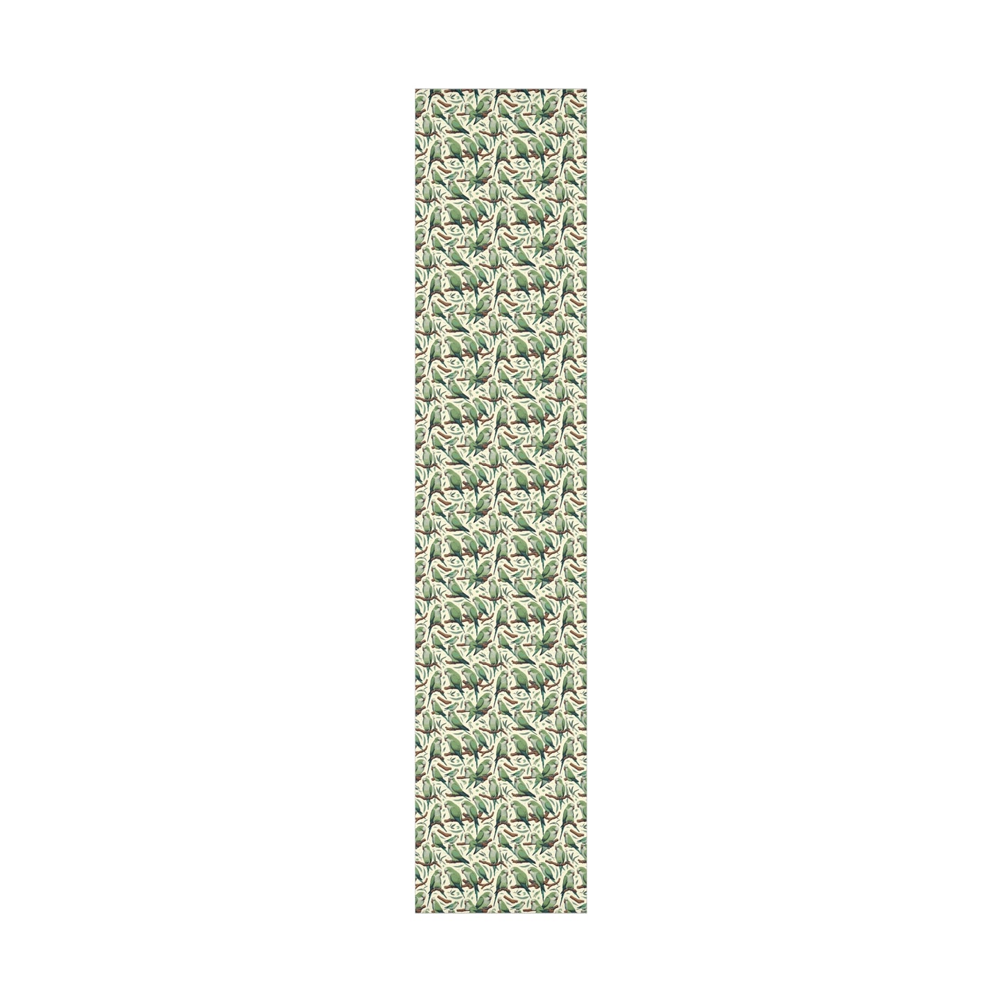 Green Quaker Parrot Gift Wrap Papers, Birds of Valhalla, Home Decor, Printify
