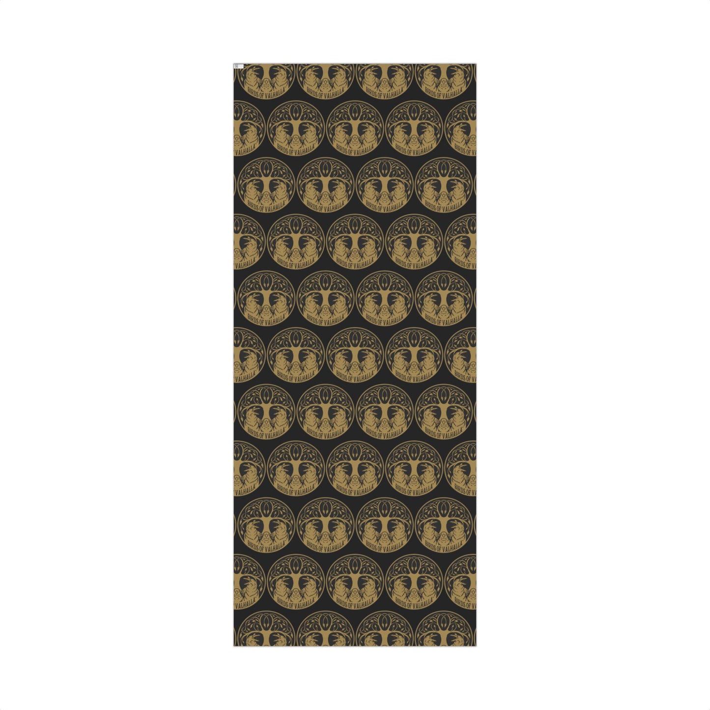 Birds of Valhalla Gift Wrapping Paper, Artist Drawn, Birds of Valhalla, Home Decor, Printify