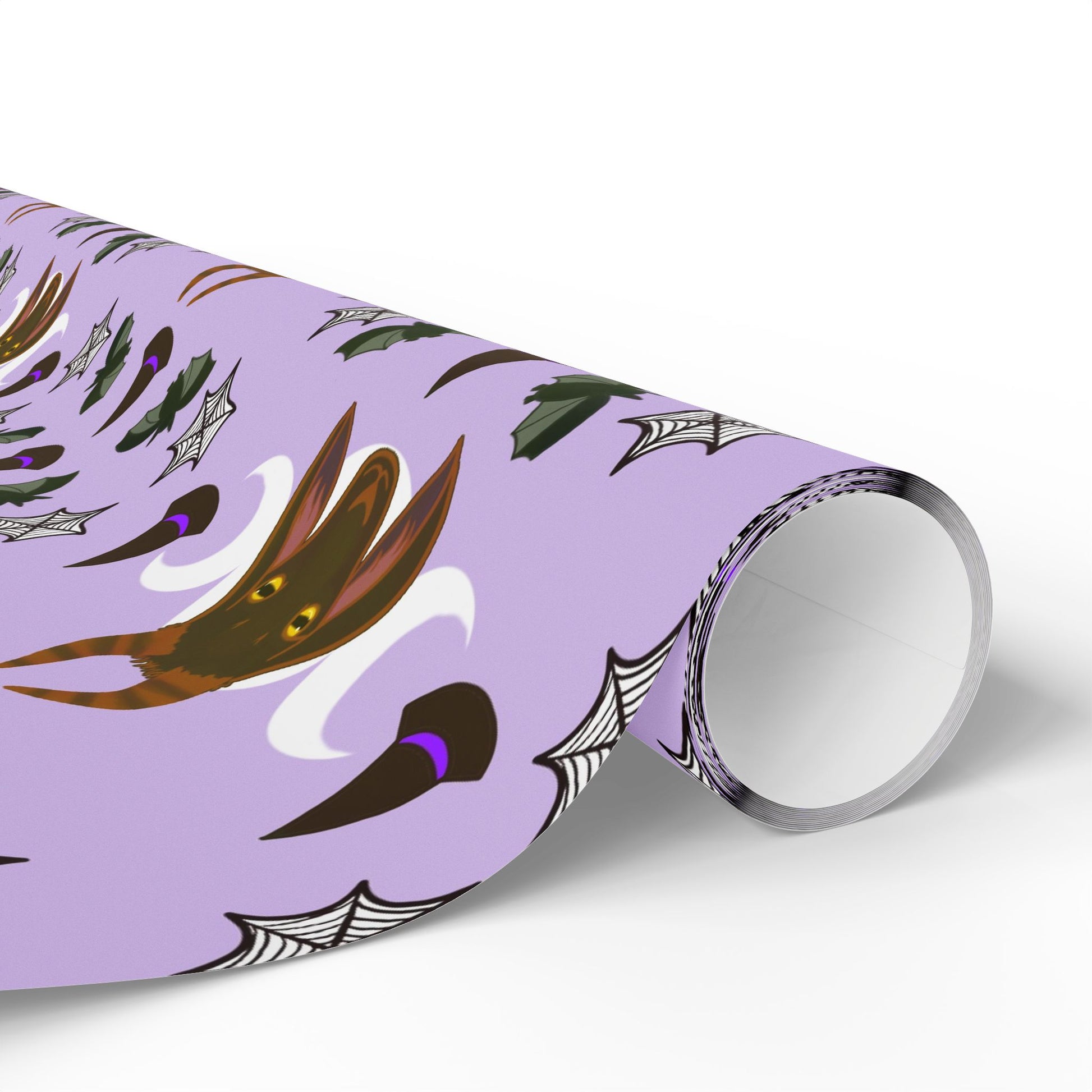 Yule Goat Witchy Alternative Wrapping Paper, Birds of Valhalla, Home Decor, Printify